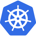 Kubernetes logo Kubernetes logo