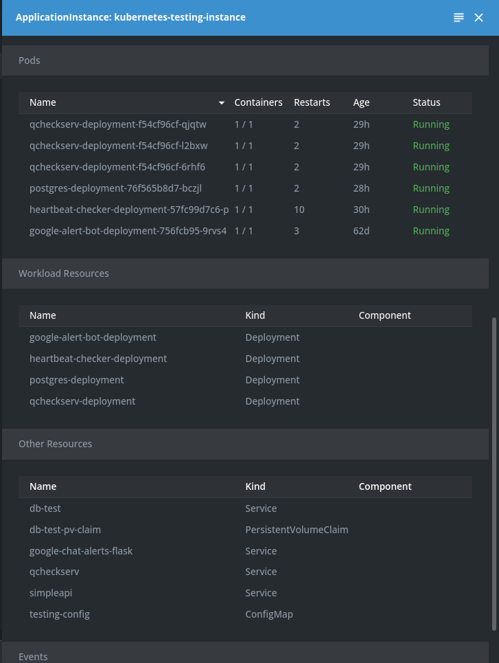 Lens Dashboard Application Tab